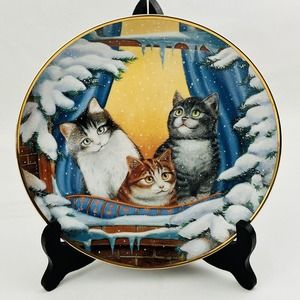 Furry Flurry Countryside Cats Collector‎ Plate Franklin Mint Turi MacCombie